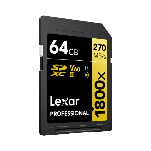 Pikkukuva 2 / 2: Lexar LSD1800064G-BNNNG muistikortti 64 GB SDXC UHS-II Luokka 10