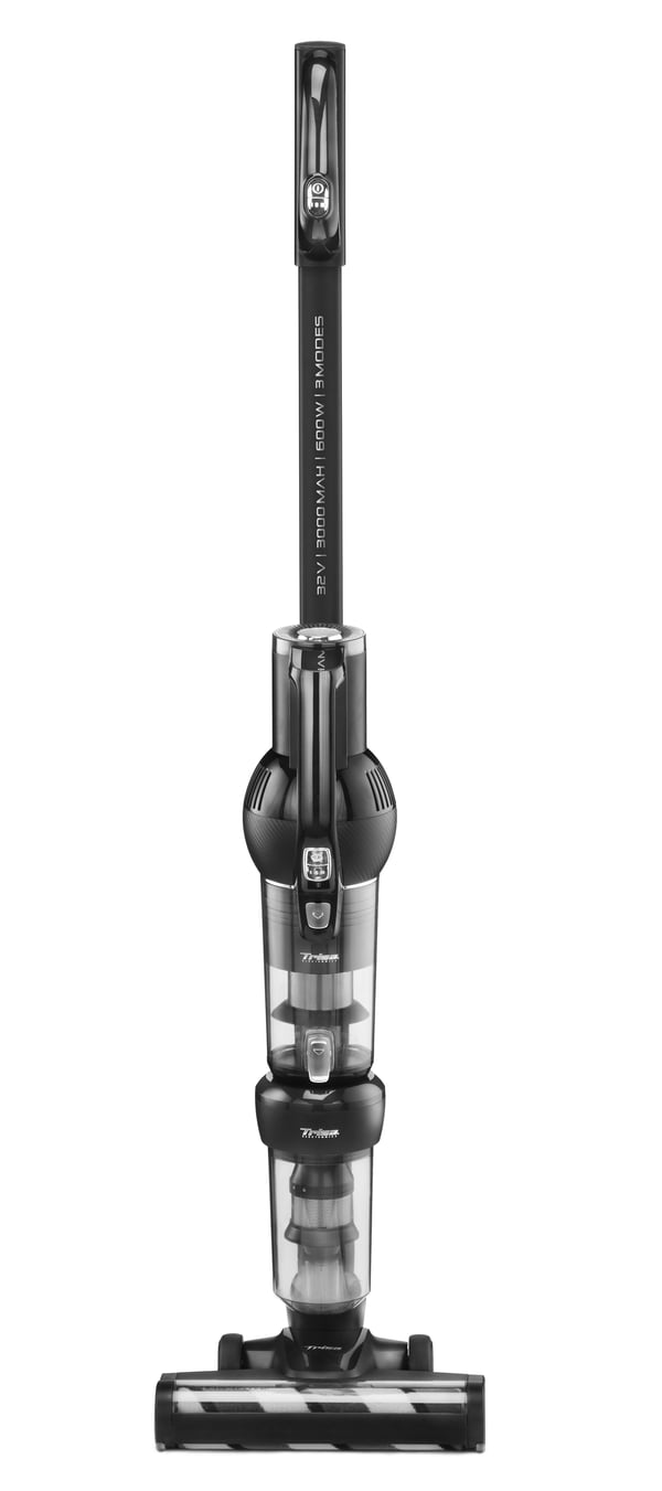 Pikkukuva 5 / 7: Trisa Quick Clean Prof. T0341 2-in-1-varsi-imuri Akku Kuiva HEPA Pussiton 600 W Musta 3 ah