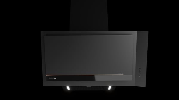 Teka DVI 88 Infinity G1 Vægmonteret Sort 738 m³/t