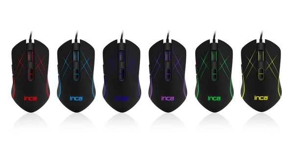 Inca IMG-GT12 mus Spil Højre hånd USB Type-A 3200 dpi