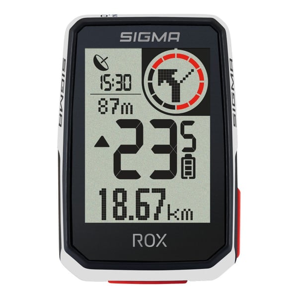 Miniatyrbillede 1 af 6: Sigma Sport 01051 cykelcomputer 5,08 cm (2") Trådløs cykelcomputer Sort, Hvid