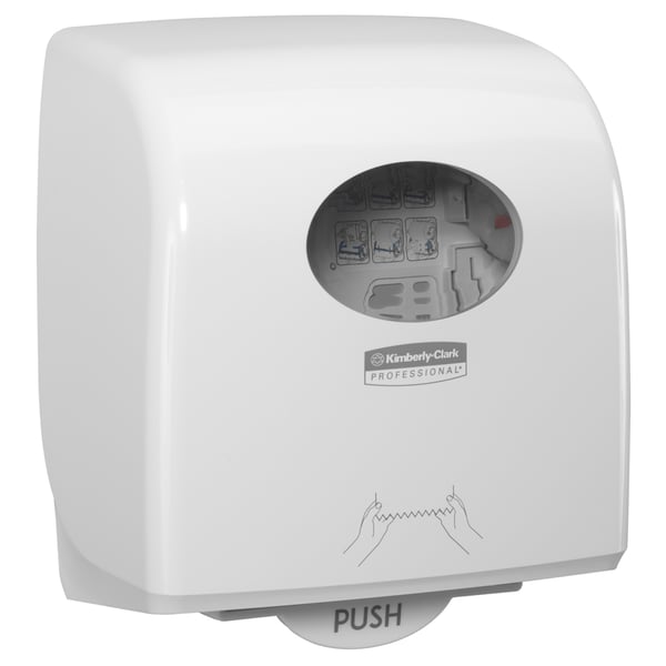 Miniatyrbillede 1 af 6: Kimberly Clark 7955 håndklædedispenser Køkkenrulleholder Hvid