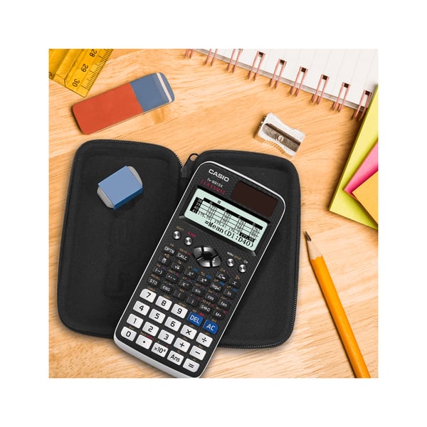 Miniatyrbillede 4 af 4: Casio FX-CASE-CB-BK2 lommeregner tilbehør Sort Beskyttende etui 1 stk