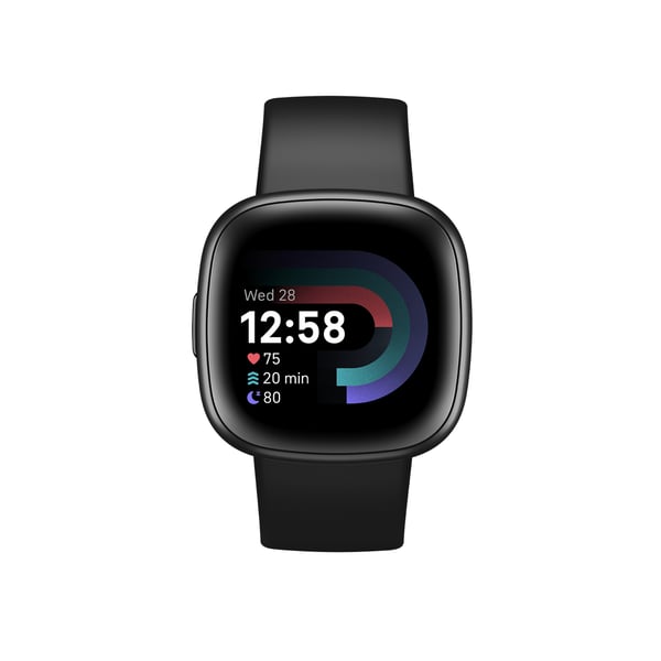 Miniatyrbild 4 av 5: Fitbit Versa 4 Digital Pekskärm grafit GPS