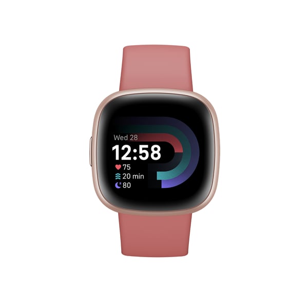 Fitbit Versa 4 Digital Berøringsskærm Rose GPS (satellit)