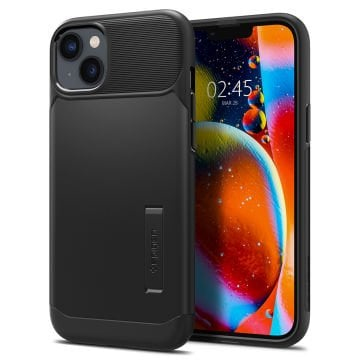 Spigen Slim Armor mobiltelefonfodral 15,5 cm (6.1") Mobilskal Svart