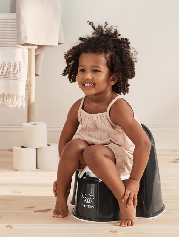 BabyBjorn Potty Seats potta Polypropeeni (PP), Kestomuovinen elastomeeri Musta, Valkoinen