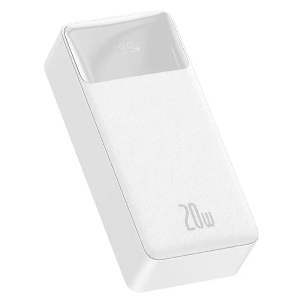 Baseus Bipow Lithium polymer (LiPo) 30000 mAh Hvid