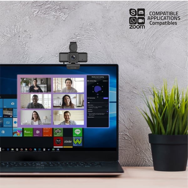Miniatyrbild 5 av 5: ADVANCE Livestream webbkameror 1920 x 1080 pixlar USB Svart