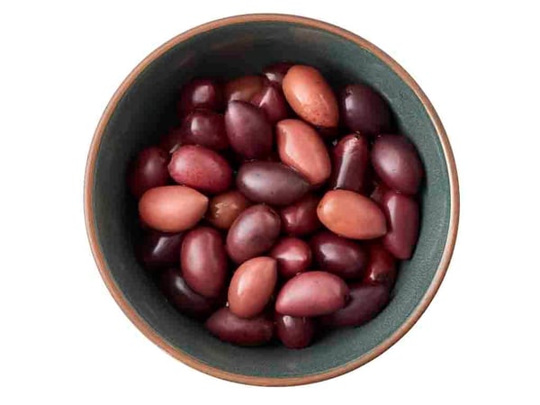 BITZ 28091 soppskål Snacksskål Rund Stengods Grön, Trä 4 styck