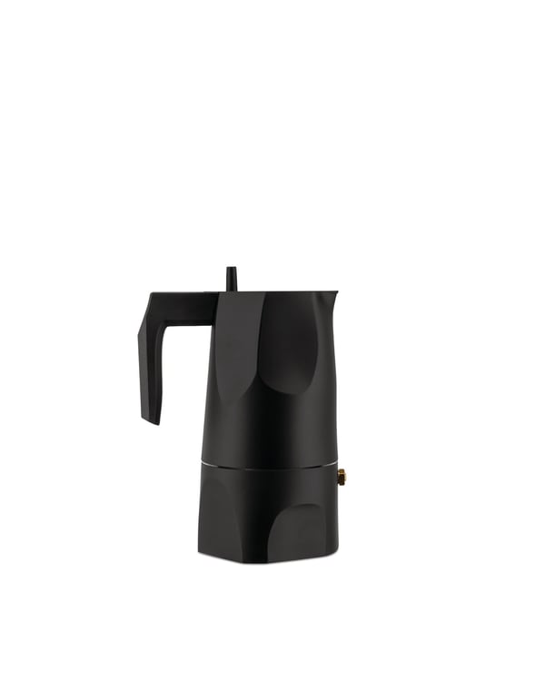 Miniatyrbillede 1 af 5: Alessi MT18/3B manuel kaffemaskine Moka gryde Sort