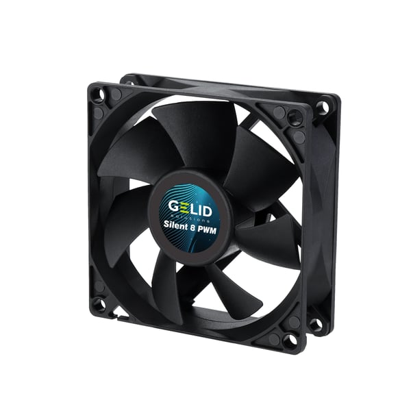 Gelid Solutions FN-PX08-21 Computerkølesystem Computerkabinet Ventilator 8 cm Sort 1 stk