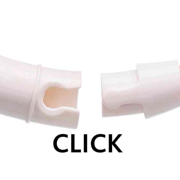 Miniatyrbillede 4 af 4: TRIXIE 12641 hunde- og kattehalsbånd Hvid Plast, Silikone XS-XL Hund Standardkrave