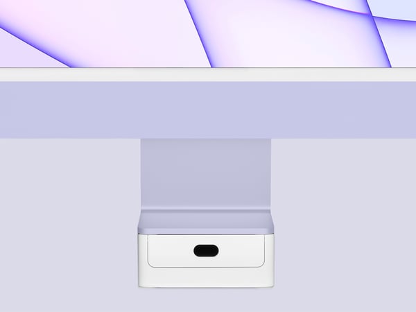 Miniatyrbillede 3 af 10: Rain Design MBASE 24IN IMAC IN WHITE Hvid 61 cm (24")