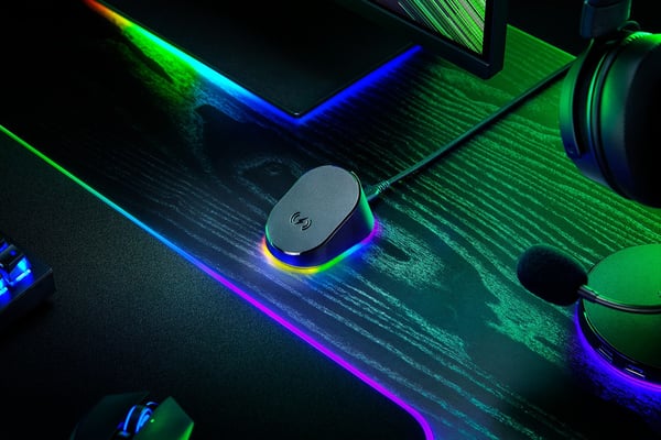 Razer MOUSE DOCK PRO Mus Svart USB Trådlös laddning inomhus