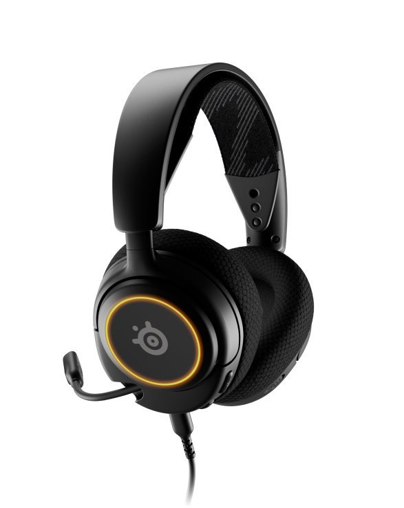 Miniatyrbild 4 av 9: Steelseries Arctis Nova 3 Headset Kabel Huvudband Spela USB Type-C Svart
