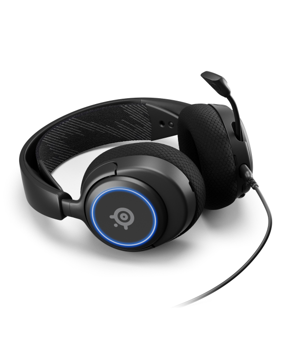 Miniatyrbild 9 av 9: Steelseries Arctis Nova 3 Headset Kabel Huvudband Spela USB Type-C Svart