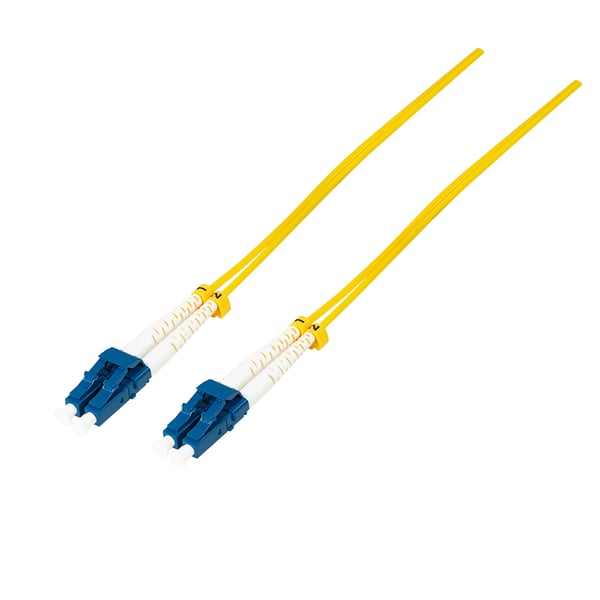 LogiLink FP0LC30 InfiniBand og fiberoptisk kabel 30 m LC Hvid, Gul