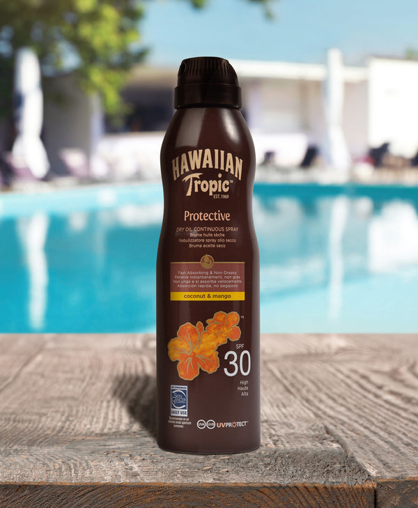 Hawaiian Tropic 5099821002282 solcreme og after sun-produkt Solspray Krop 30 Voksne