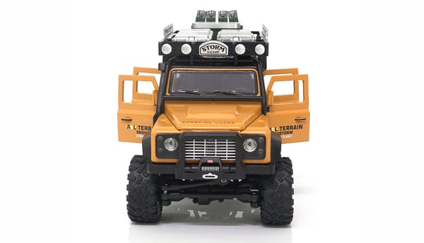 Amewi RC Bil D90X28 Crawler 4WD Li-Po Batteri 300mAh gul/8+