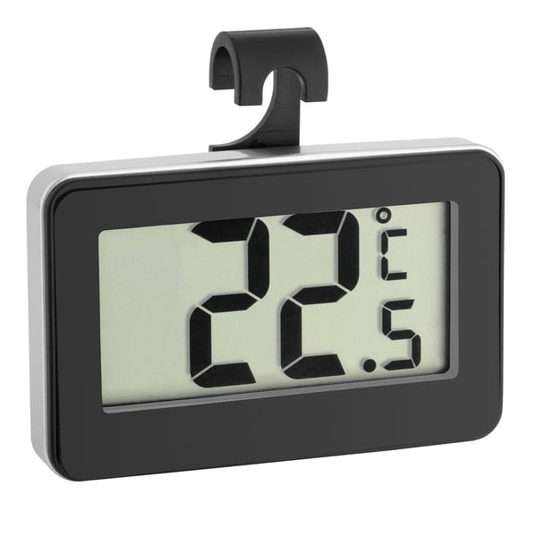 Miniatyrbillede 3 af 6: TFA-Dostmann 30.2028.01 termometer til miljøet Elektronisk miljøtermometer Indendørs Sort