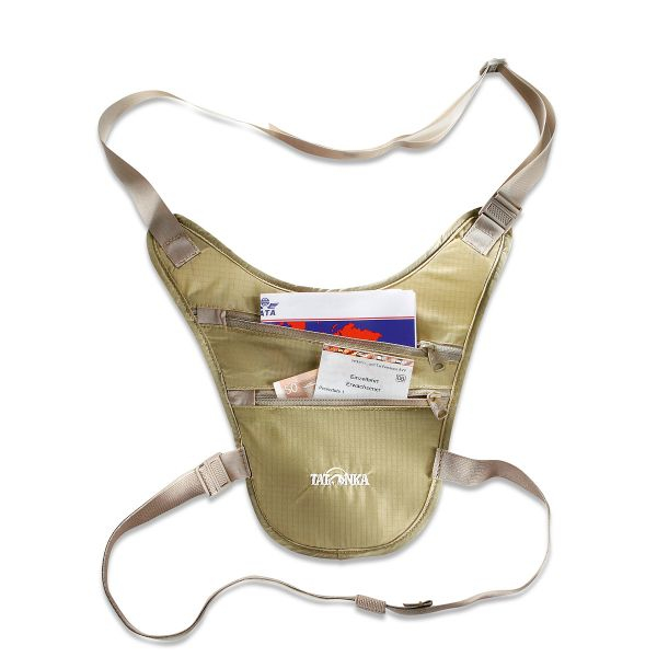 Miniatyrbild 2 av 3: Tatonka Skin Chest Holster Reseplånbok Beige Polyamid