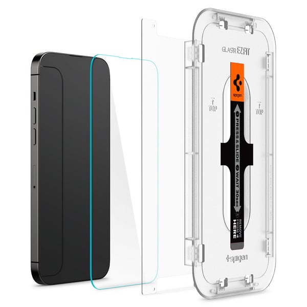 Miniatyrbild 2 av 13: Spigen EZ FIT GLAS.tR Genomskinligt skärmskydd Apple 1 styck
