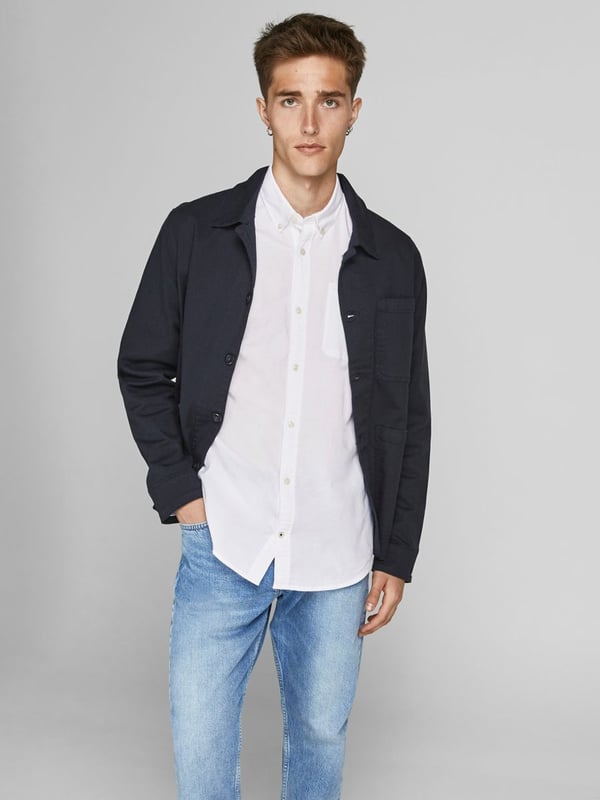 Jack & Jones 12182486 Skjorte Bomuld