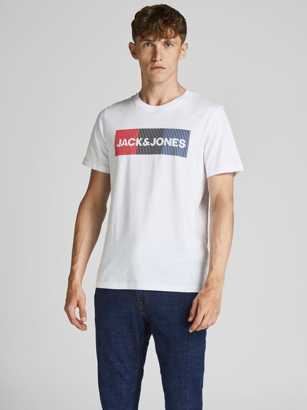 Pikkukuva 1 / 8: Jack & Jones 12191762 T-paita Puuvilla