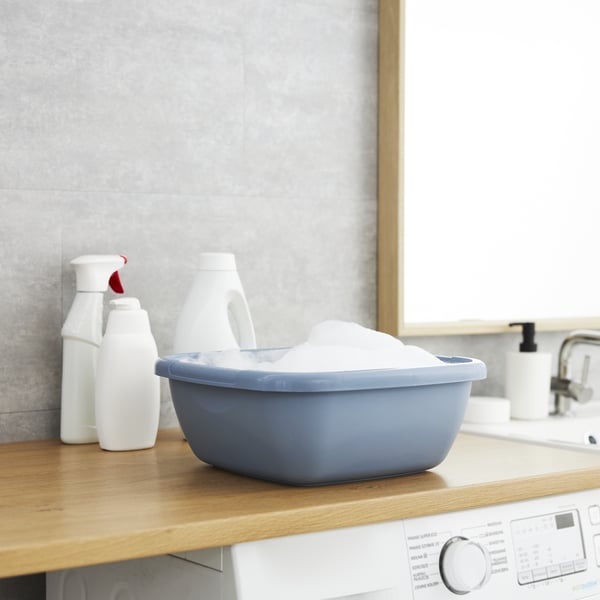 Miniatyrbild 2 av 2: Rotho 1782406161PCWS tvättkorg 8 l Rektangulär Plast Blå