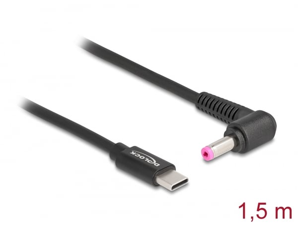 Miniatyrbild 2 av 3: DeLOCK 87973 strömkablar Svart 1,5 m USB C