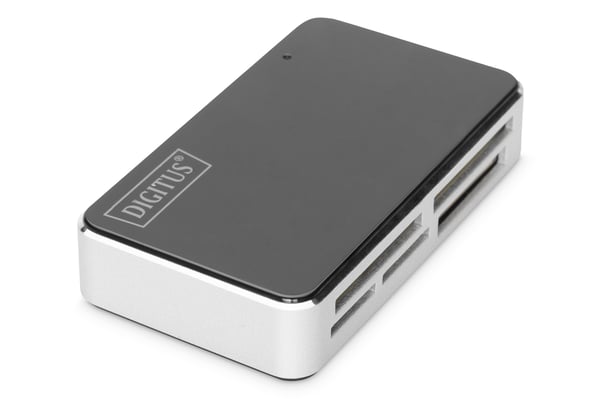 Digitus DA-70322-2 kortlæser USB 2.0 Sort, Sølv
