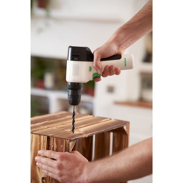 Miniatyrbillede 17 af 17: Black & Decker REVDD12C-QW bor Nøglefri 880 g Hvid