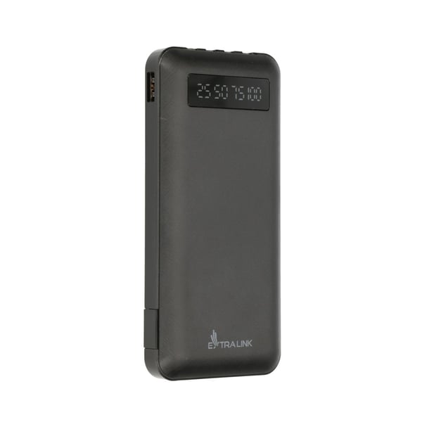 Miniatyrbillede 2 af 8: Extralink EX.19607 powerbank Lithium polymer (LiPo) 10000 mAh Sort