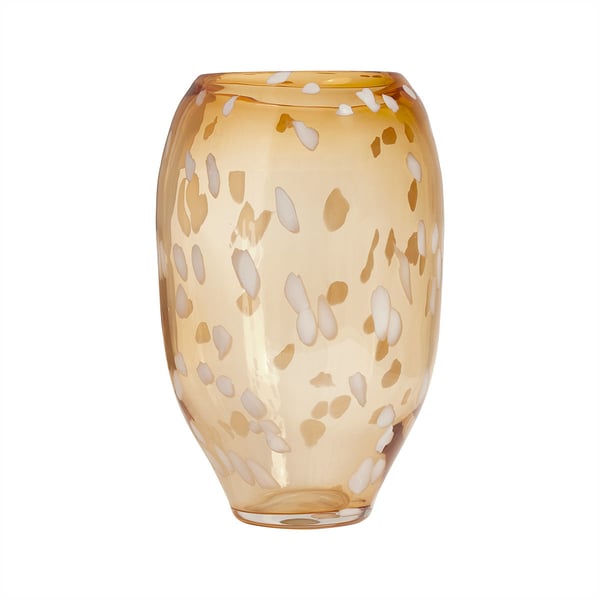 OYOY Jali vas Glas Beige, Transparent