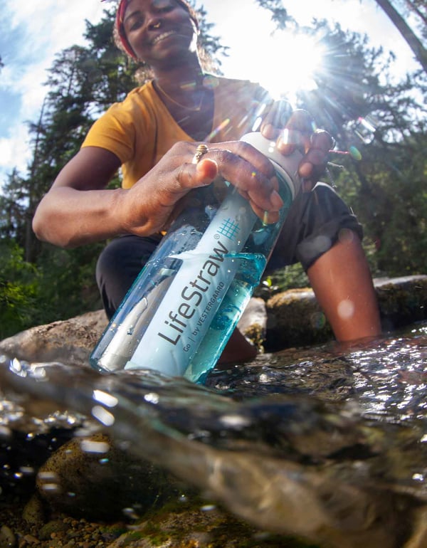 LifeStraw Go 2 Daglig användning 650 ml Plast Grön