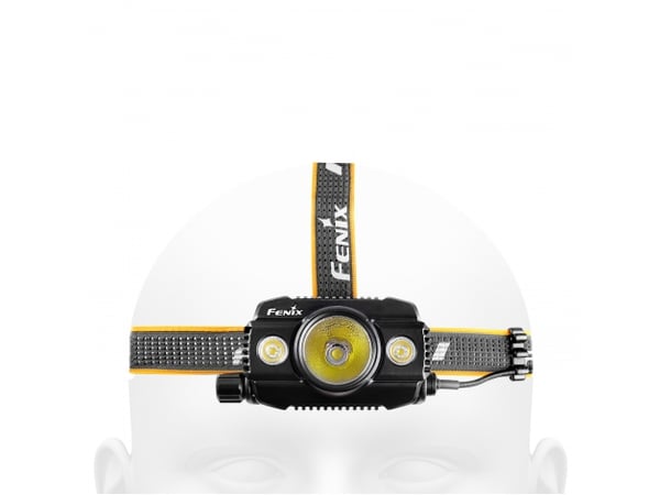 Pikkukuva 1 / 9: Fenix HP30R V2.0 taskulamppu Musta, Keltainen Taskulamppu otsanauhalla LED