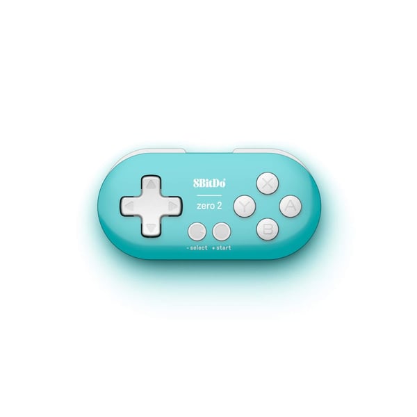 Miniatyrbillede 1 af 3: 8Bitdo Zero 2 Turkis Bluetooth Gamepad Digital Android, MAC, Nintendo Switch, Nintendo Switch Lite, PC
