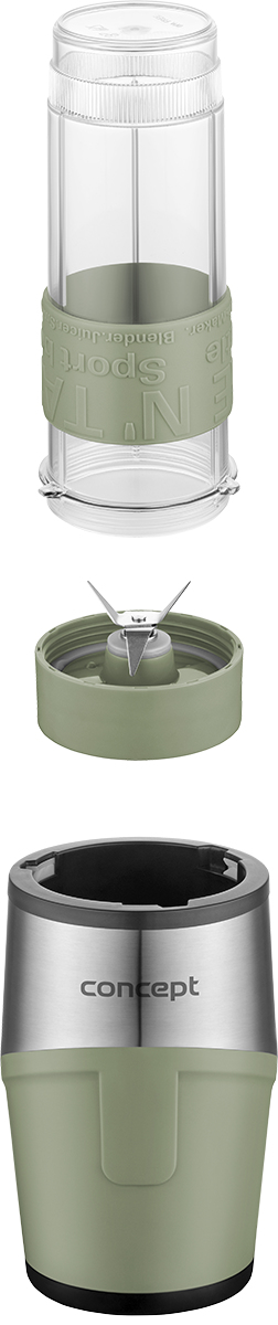 Miniatyrbild 3 av 6: Concept SM3480 mixer 570 l Bänkmixer 500 W Grön, Rostfritt stål