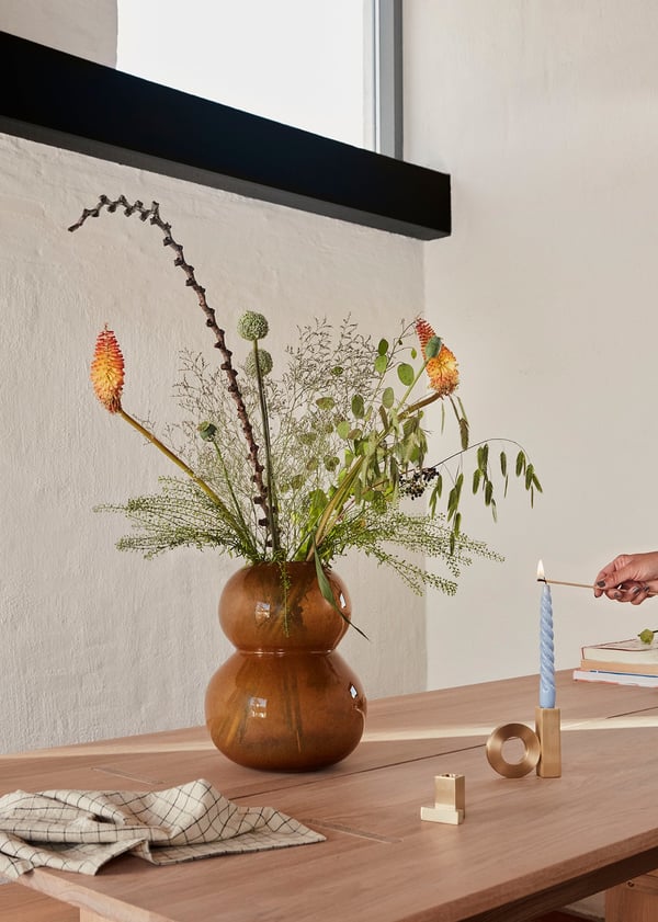 OYOY L300215 vase Andet Glas Ravfarvet