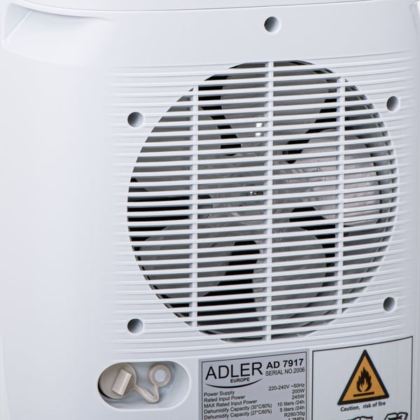 Adler AD 7917 ilmankuivain 2,2 L 45 dB 200 W Valkoinen