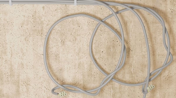 Fischer 519809 buntband Nylon Grå 40 styck