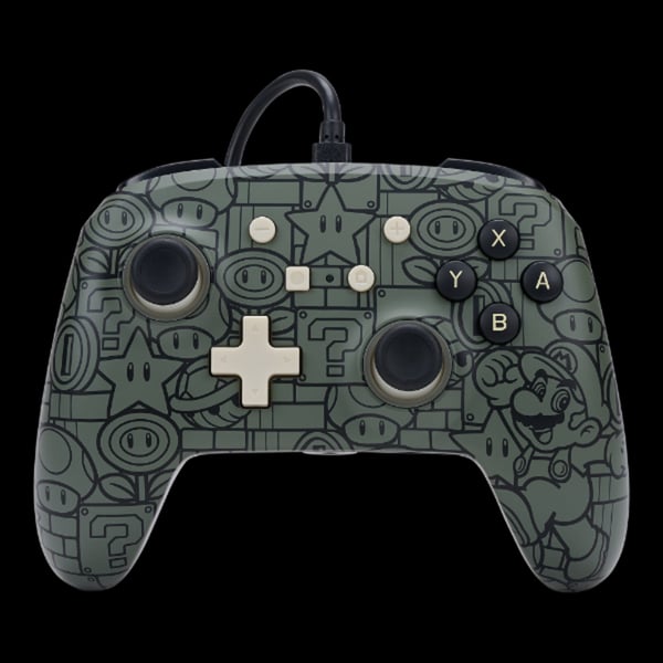 PowerA 1522659-01 spil-controller Sort, Grå USB Gamepad Analog Nintendo Switch
