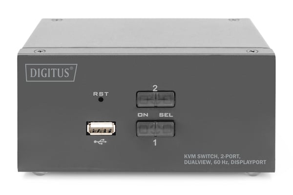 Miniatyrbild 3 av 4: Digitus DS-12862 KVM-switchar Svart