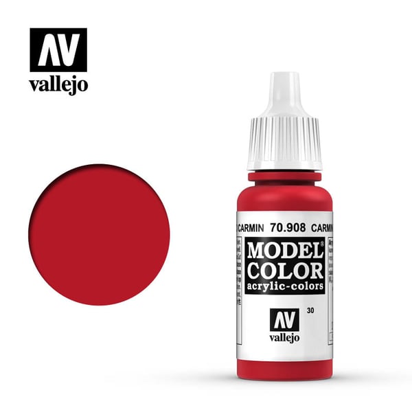 Pikkukuva 2 / 2: Vallejo 70.908 akryyliväri 17 ml Punainen Pullo