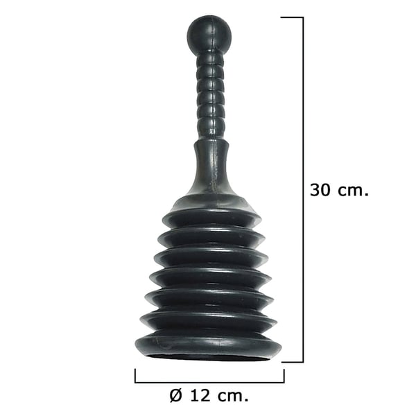 Wolfpack Desatascador Goma Fuelle Ø 12 cm. / Alto 30 cm.