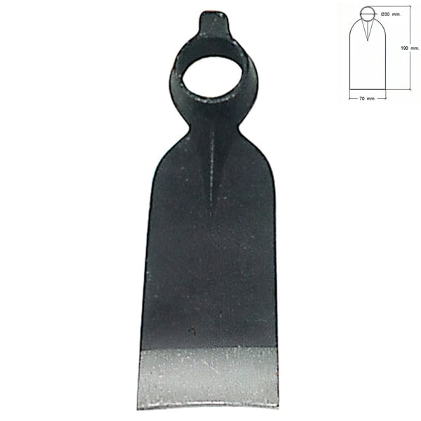 Wolfpack Azada Forjada Sin Mango 210/ 350 Gramos