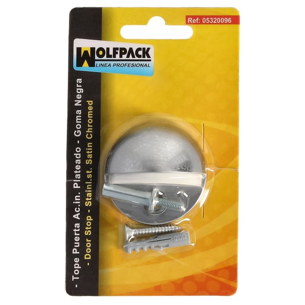 Pikkukuva 4 / 4: Wolfpack Tope Puerta Atornillar Acero Inoxidable Plata mate