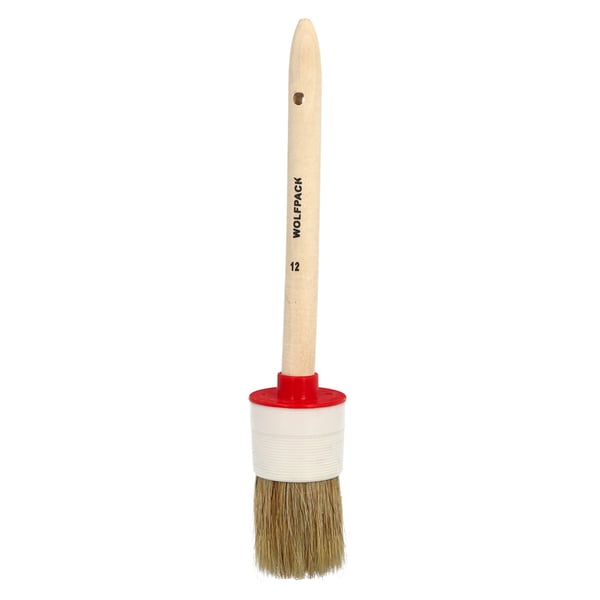 Wolfpack Brocha Brico Redonda Cerda Blanca Nº12