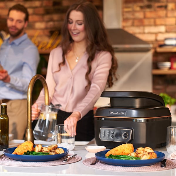 Miniatyrbillede 7 af 13: Russell Hobbs SatisFry Air & Grill Multikocher 5,5 L 1745 W Sort